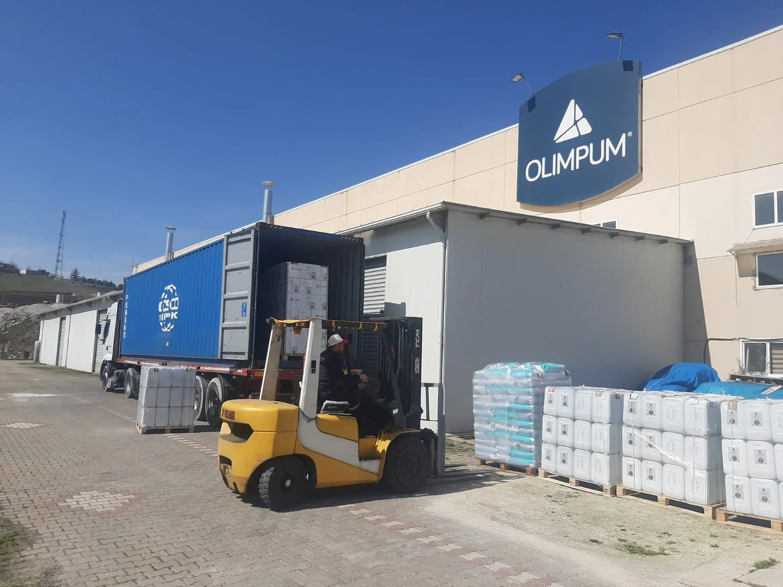 Olimpum Bursa tesisi, yükleme sahası
